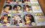 1990-91 TACO BELL LAKERS Panels - Lot of (18) COMPLETE 3-card panels