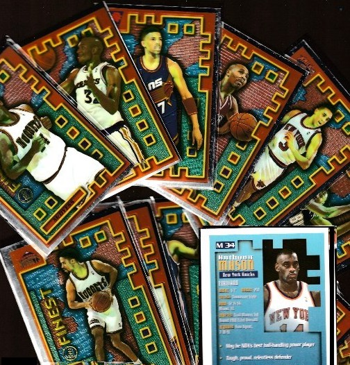 1995-96 Finest  Mystery - Series 2 Complete Set (22 cards,#M23-M44) Basketball cards value
