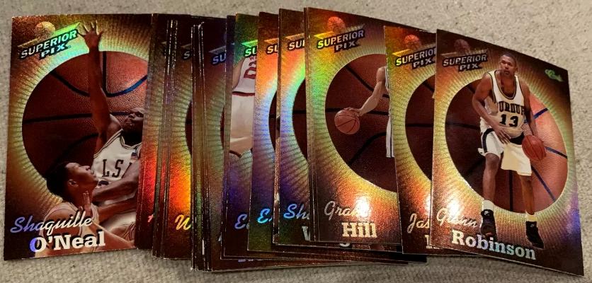 1995 Superior Pix CHROME Bskt #30 Shaquille O'Neal Basketball cards value