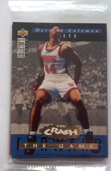 1994-95 Collector's Choice -CRASH the GAME GOLD - R-Rebounds -Complete Set Basketball cards value