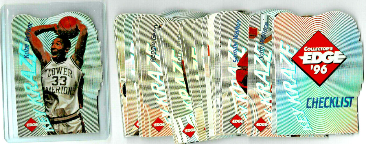 1996 Collector's Edge - KEY KRAZE Die-Cut COMPLETE SET w/KOBE ROOKIE !!! Basketball cards value