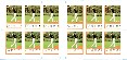 Michael Jordan - 1990-91 SkyBox #41 BLANK-FRONT PROOF 6-CARD SHEET [GOLF]