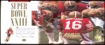 Joe Montana - Super Bowl XXIII Commemorative card (1995 Upper Deck)