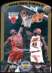 Michael Jordan - 1996 UDA NBA Finals JUMBO 3x5 Comemorative card [#/5000]