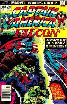Comic: CAPTAIN AMERICA & FALCON #202  cards value