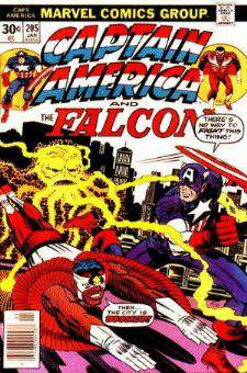 Comic: CAPTAIN AMERICA & FALCON #205  cards value