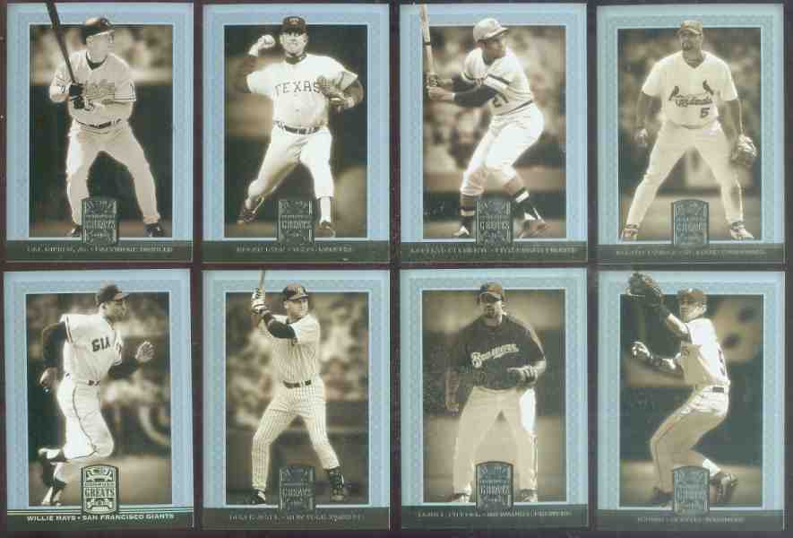2005 Donruss GREATS - COMPLETE SET (150 cards)  cards value