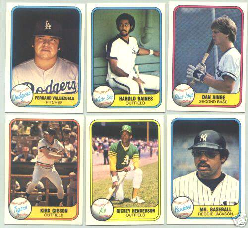 1981 Fleer - COMPLETE SET (660 cards)  cards value