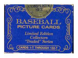 1985 Topps TRADED TIFFANY - COMPLETE FACTORY SET (132 cards)  cards value