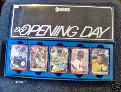 1987 Donruss OPENING DAY -  Near Complete FACTORY SET (271/272 cards)  cards value