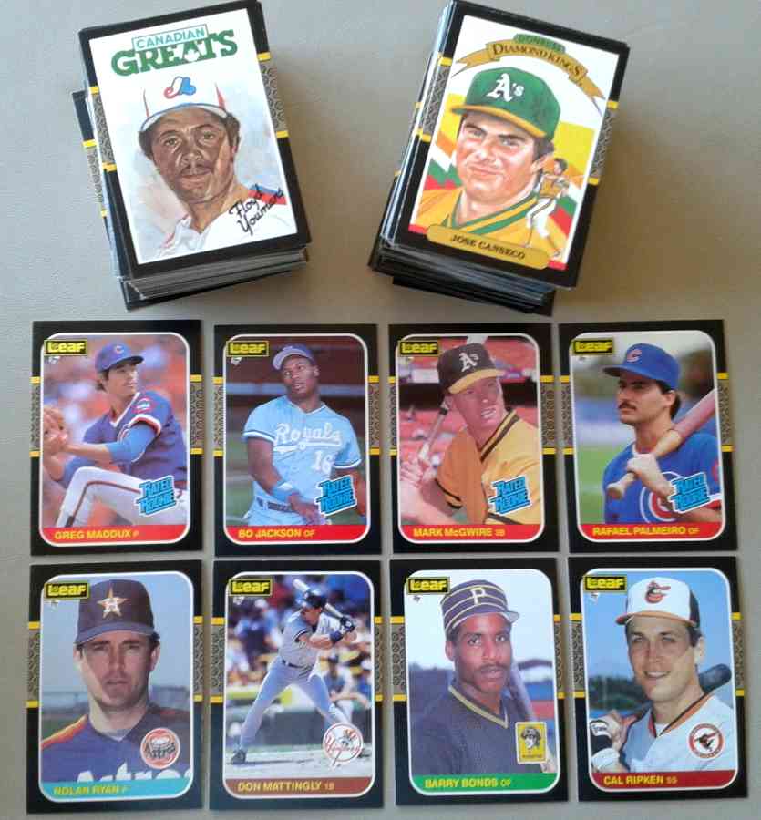 1987 Leaf - COMPLETE SET (264 cards)  cards value