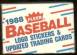 1989 Fleer UPDATE - SEALED FACTORY SET (132 cards)