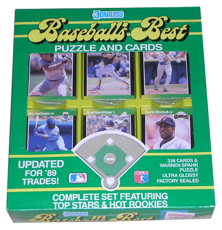 1989 Donruss 'BASEBALL's BEST' - COMPLETE SET (336 cards)  cards value