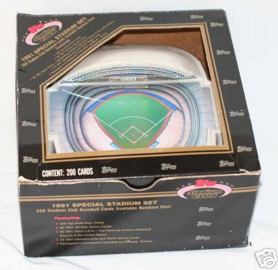 1991 Stadium Club Dome - FACTORY SET (200 cards w/100 Draft Picks & more)  cards value