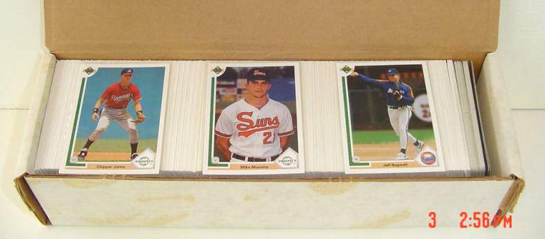 1991 Upper Deck - COMPLETE SET in Binder/Sheets (800 cards)  cards value
