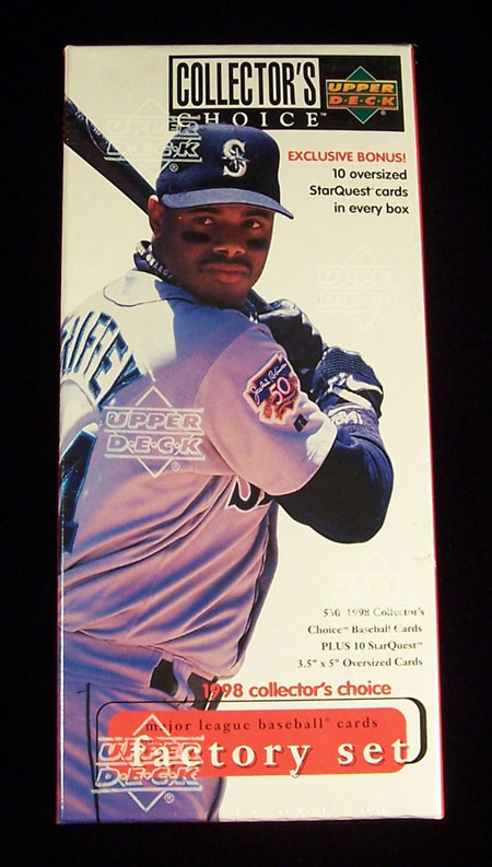 1998 UD Collector's Choice - COMPLETE FACTORY SET (530 cards)  cards value