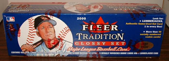 2000 Fleer Tradition GLOSSY - FACTORY SET (455 cards)  cards value