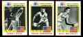 1983 Topps Greatest Olympians - Lot of (3) Basketball Hall-of-Famers