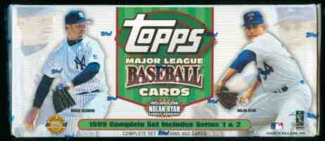 1999 Topps - SEALED WHITE FACTORY SET (452 cards+SPECIAL RYAN FINEST)  cards value