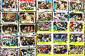 1978 -1980 Fleer Team Action FB  - Lot of (124) assorted
