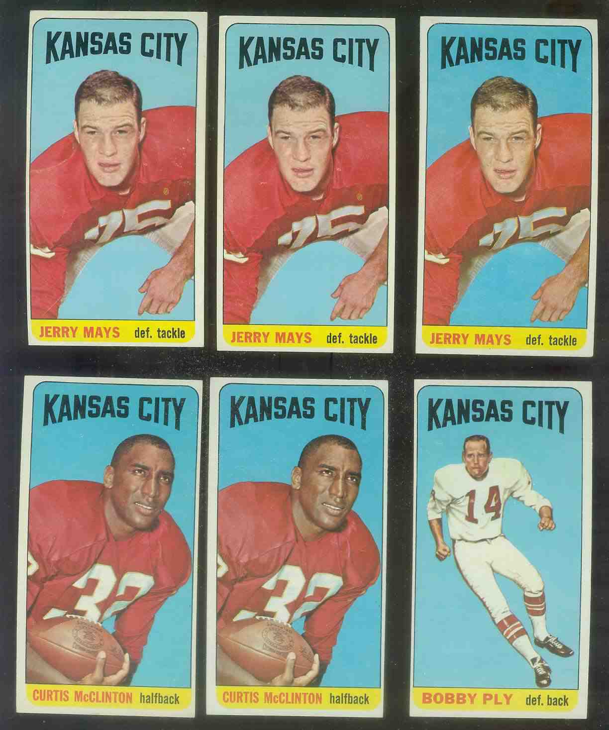 1965 Topps FB #106 Jerry Mays (Kansas City Chiefs) Football cards value