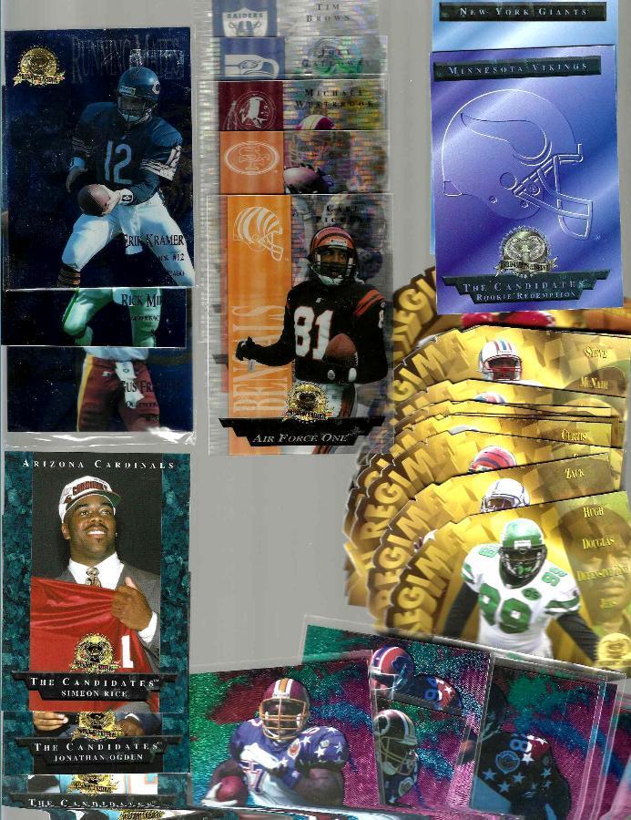 1996 President's Reserve  FB  - BULK Lot (1,500+) w/STARS & (33) Inserts! Football cards value