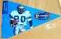 Barry Sanders - 1997 Absolute JUMBO Pennants #183 LIGHT BLUE (Lions)
