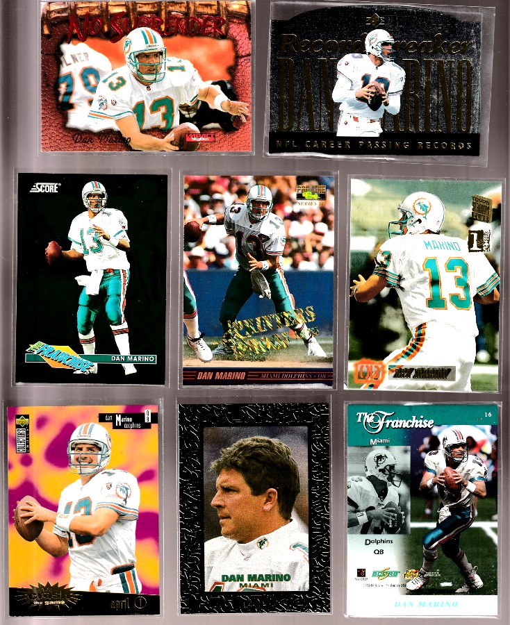 Dan Marino - 1996 Collector's Choice Crash...Game GOLD Redemption (Apr. 1) Football cards value