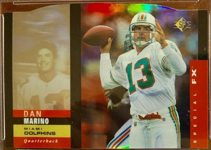Dan Marino - 1995 SP Holoviews #2 RED DIE-CUT (Dolphins) Football cards value