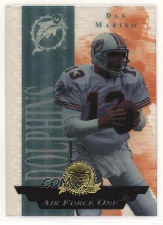 Dan Marino - 1996 President's Reserve Air Force One #4 JUMBO [#/1300] Football cards value