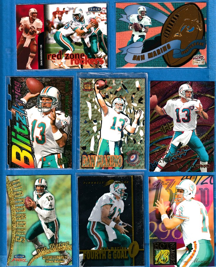 Dan Marino - 1997 Pinnacle Inside Fourth & Goal #7 Football cards value