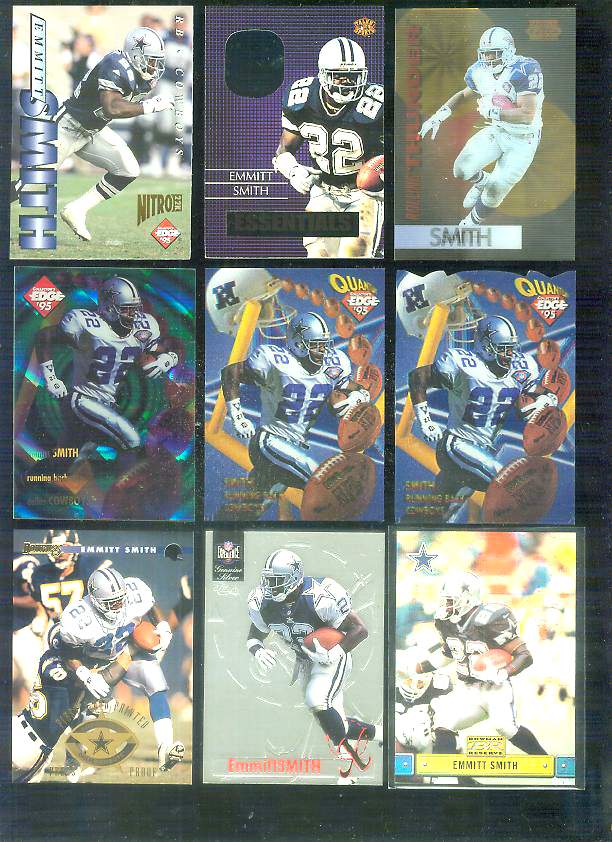 Emmitt Smith - 1996 Classic NFL Experience #X10 CLASSIC SILVER Football cards value