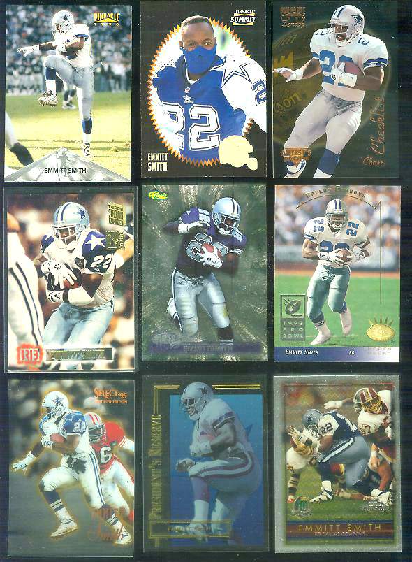 Emmitt Smith - 1996 Zenith #150 ARTIST's PROOF Football cards value
