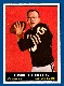 1961 Topps FB #186 Tom Flores ROOKIE (Raiders)