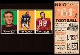 1961 Topps Football  *** RARE ***  3-Card Uncut DEALER'S SAMPLE PANEL