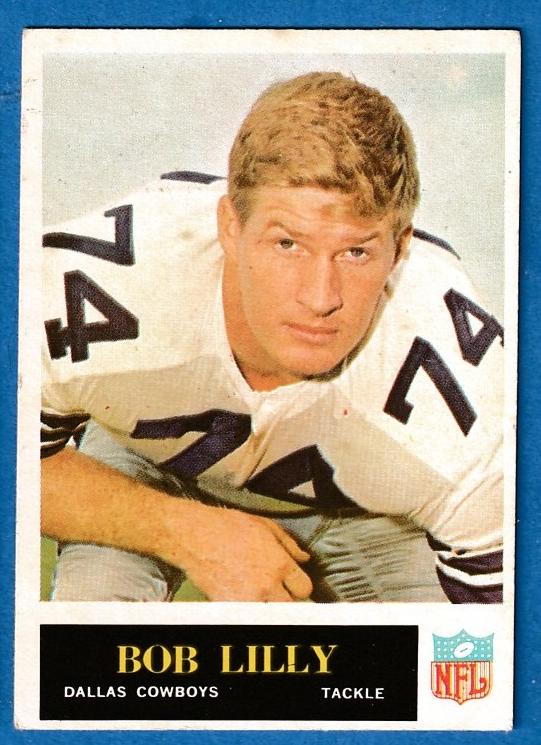 1965 Philadelphia FB # 47 Bob Lilly [#x] (Cowboys) Football cards value