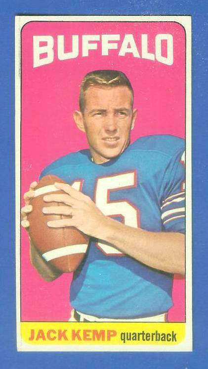 1965 Topps FB # 35 Jack Kemp SHORT PRINT [#] (Buffalo Bills) Football cards value