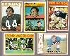 1972 Topps  Football - HIGHER GRADE Starter Set/Lot (89) with stars