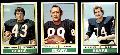1974 Topps FB  - BEARS - Near Complete Team Set (18/19)