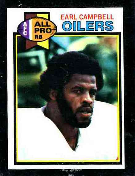 1979 Topps FB #390 Earl Campbell ROOKIE [#] Football cards value
