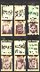 --- BEARS --- 1934 Diamond Football Matchbooks - Lot of (6)
