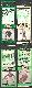 --- REDSKINS --- 1934 Diamond Football Matchbooks - Lot of (3)