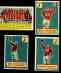 Chicago CARDINALS - 1956 Topps Football Team Lot (4) ALL SHORT PRINTS !!!