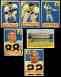 Cleveland BROWNS - 1956 Topps Football Team Lot (6) w/Team card