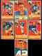 New York GIANTS - 1956 Topps Football Team Lot (4) w/Rosey Grier RC bk=$40