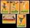 Philadelphia EAGLES - 1956 Topps Football Team Lot (5) w/Team card