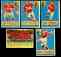 San Francisco 49ers - 1956 Topps Football Team Lot (5) w/Team card