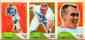 1960 Fleer Football - # 35/ 95 2-Card PANEL - Larry Cundiff/J.W. Slack