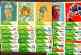 1960 Fleer  Football - Lot of (20) different 3-Card PANELS- 60 total cards