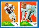 1960 Fleer Football - #  3/123 2-Card PANEL - Curley Johnson/Dan McGrew